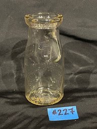 University Of Connecticut Vintage Half Pint Milk Bottle - Storrs, CT