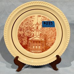 The North Congregational Church - New Hartford, Connecticut Souvenir Plate