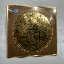 Danbury, Connecticut Framed City Seal