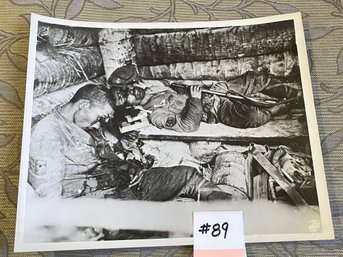 'DEATH RATHER THAN DISHONOR' Japanese Hari-Kari WWII Original Press Photo - Tarawa