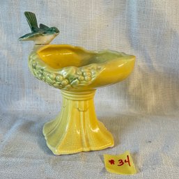 McCoy Birdbath Planter VINTAGE American Art Pottery - Rare