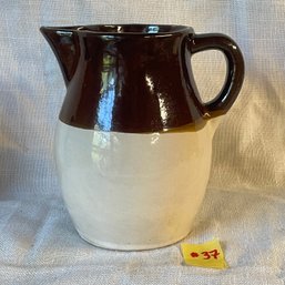 Vintage Stoneware Pottery Pitcher - Robinson Ransbottom Pottery Co.