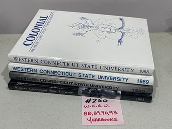 Western Connecticut State University Yearbook Lot - 1988, 1989, 1990, 1993