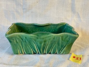 Green McCoy Planter VINTAGE Mid-Century Art Pottery