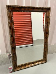 Large Mirror With Bevelled Glass - Antique Gold Frame