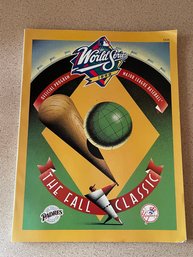 1998 Baseball World Series Program - Padres Vs. Yankees