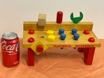 Vintage Playskool Workbench Child's Toy