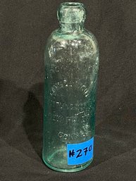 Connecticut Bottling Works - New Haven, CT Antique Hutchinson Bottle