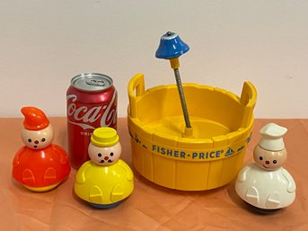 3 Men In A Tub Fisher Price VINTAGE Toy