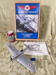 1932 Northrop Gamma 'Wings Of Texaco' Diecast Model Airplane