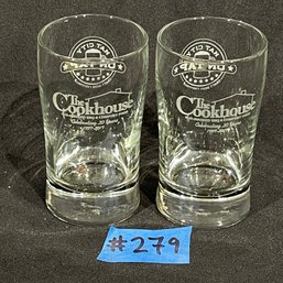 'The Cookhouse' New Milford, Connecticut Beer Sample Glasses