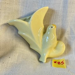 Vintage McCoy Yellow Bird Wall Pocket/Vase - American Art Pottery