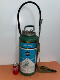 Vintage Sears Brass Tank 4 Gallon Garden Sprayer