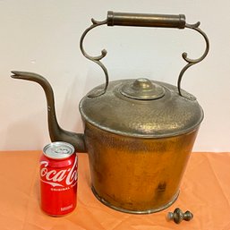 Vintage Brass Tea Kettle