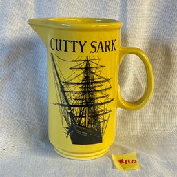 Cutty Sark Whiskey Ceramic Pitcher VINTAGE Advertising Barware