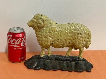 Antique SHEEP Cast Iron Doorstop - Shabby Chic, Farmhouse Decor