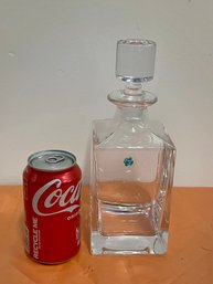 Vintage TIFFANY & Co. Classic Square Crystal Glass Decanter