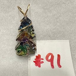 COOL Bismuth Wire Wrapped Pendant - Physical Healing & Emotional Balance