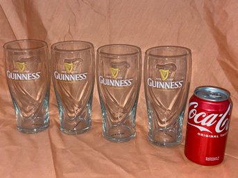 Set Of 4 Guinness Beer Bar/Pub Glasses