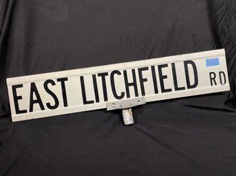 East Litchfield Road Connecticut Street Sign