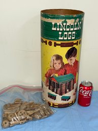 Lincoln Logs And Tinker Toys - Vintage Building Toys