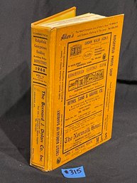 1968 Ridgefield, Connecticut City Directory/Phone Book