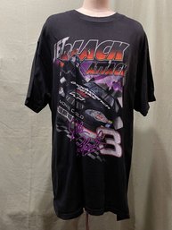 Dale Earnhardt 'Jet Black Attack' NASCAR Vintage T-Shirt, Medium