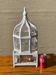 White Decorative Bird Cage