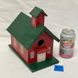 Little Red Schoolhouse Birdhouse #1