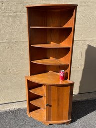 Unique Corner Cabinet, Display Shelf