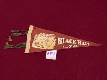 Mount Rushmore - Black Hills, South Dakota Vintage Felt Pennant