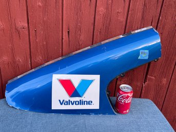 NASCAR 'Valvoline' C Post - Chevy Race Car, Stock Car Sheet Metal Piece