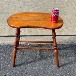 Vintage Frankson Furniture Wood Stool, Vanity/Dressing Table Seat