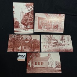 Lot Of 5 Newtown, Connecticut Historical Society Postcards