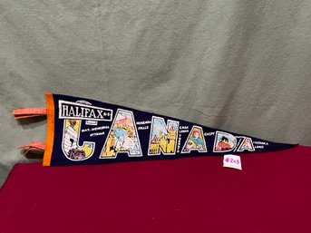 Halifax, Nova Scotia, Canada VINTAGE Felt Pennant