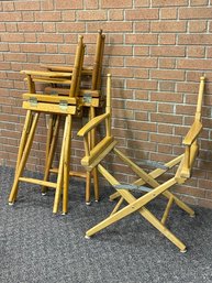 Lot Of 3 Director's Chair Frames (Need Canvas)