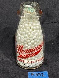 Norman's Dairy - Jewett City, Connecticut Vintage Milk Bottle