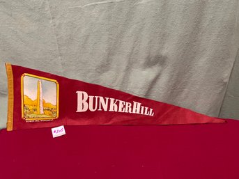 Bunker Hill Monument Vintage Felt Pennant