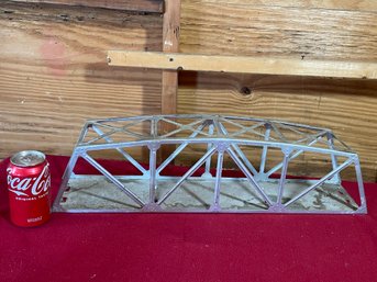 Cool Vintage Metal Railroad, Train Layout Bridge