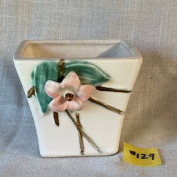 Vintage Mccoy Pottery 1940s 'Blossom Time' Flower Pot, Vase, Planter