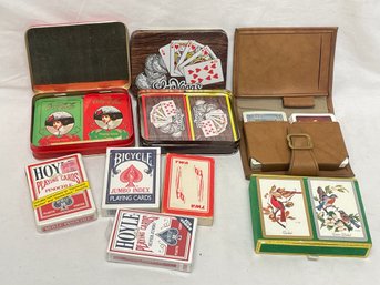 Lot Of Vintage Playing Cards - Congress, Coca Cola, TWA, Hoyle