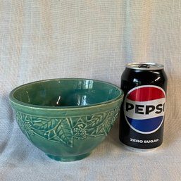 Green Art Pottery Bowl VINTAGE