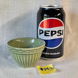 Miniature Green Art Pottery Bowl VINTAGE