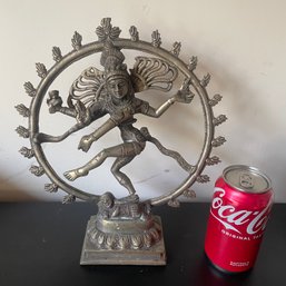 Shiva Nataraja, Lord Of The Dance Hindu God Metal Sculpture COOL