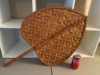 Unique Vintage Woven Hand Fan