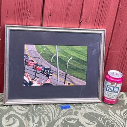 Framed NASCAR Race Photo - Dale Earnhardt #3