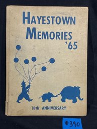 1965 'Hayestown Memories' Danbury, CT Yearbook