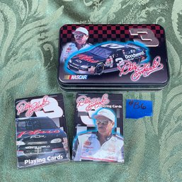 (2 Decks) Dale Earnhardt Playing Cards NASCAR With Collectible Tin