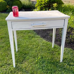 Vintage Cushman 'Colonial Creation' Desk Painted White