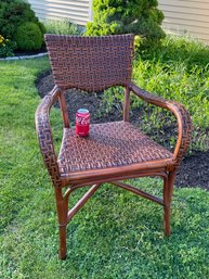 Bamboo And Rattan Woven Chair